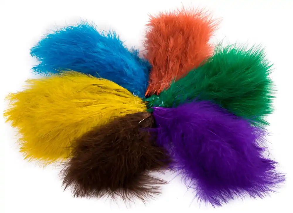 Wapsi Select Marabou Federn-