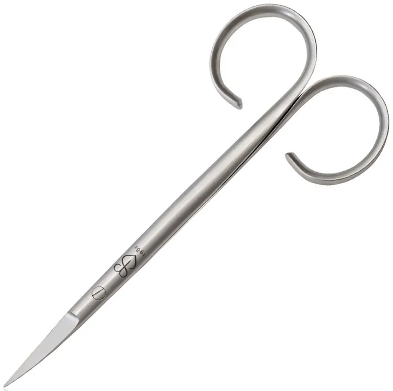 Renomed Edelstahl Schere mittel gebogen - FS4 11cm, Klinge 2cm-