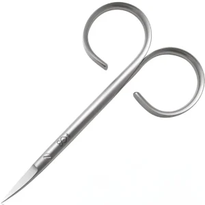 Renomed Edelstahl Schere "The Flytyer" gebogen 10cm, Klinge 2cm-