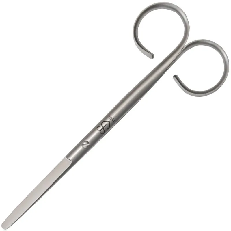 Renomed Edelstahl Schere XL Klinge abgerundet, groß, gerade - FS10LXB 15cm, Klinge 4,5cm-