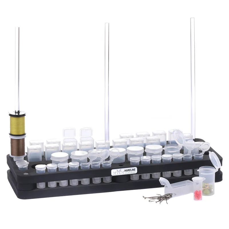 Hareline Bead / Hook Storage Foamanizer Module 12" - Aufbewahrungsstation für den Bindetisch-