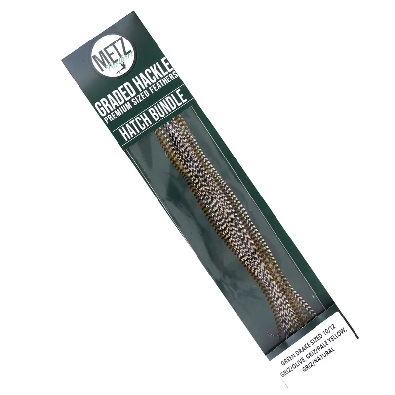 Metz Hackle Hatch Bundle Drake 3pk 10-12-