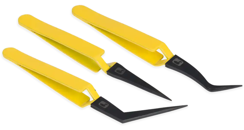 Loon D-Loop Tweezer Kit - Yellow - Pinzetten Set-