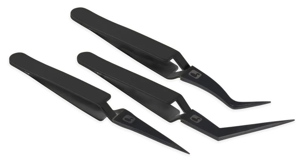 Loon D-Loop Tweezer Kit - Black - Pinzetten Set-