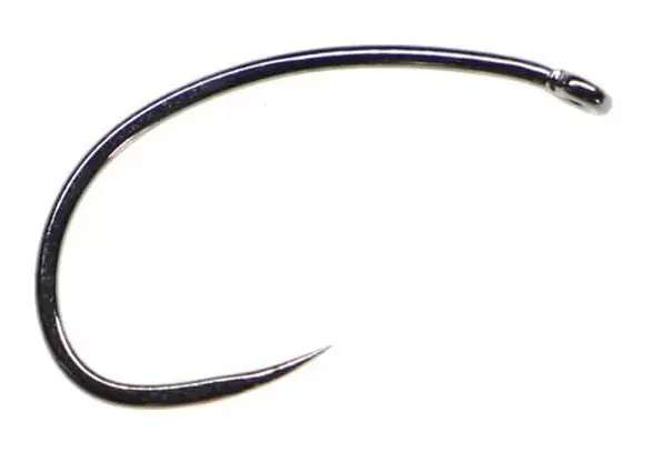 Fulling Mill Czech Nymph Hook Barbless Hook Black Nickel Haken 50pc-