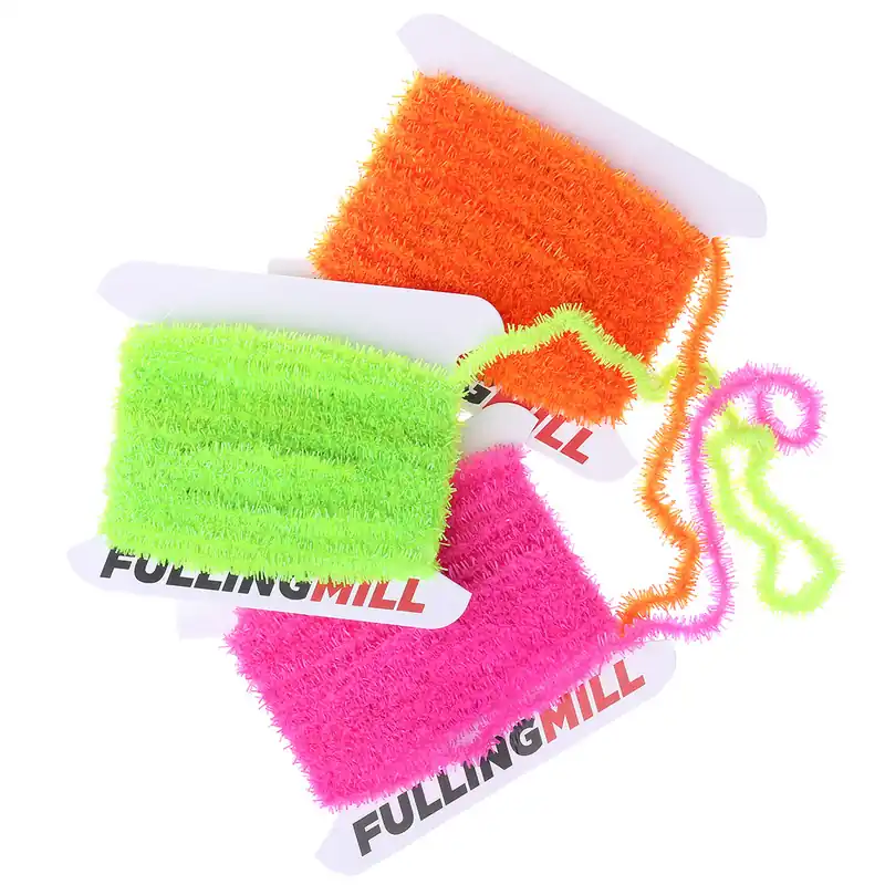 Fulling Mill Premium Chewy Worm Chenille Medium- brown olive