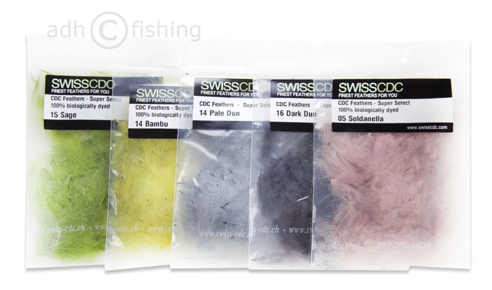 SwissCDC CDC Feathers Super Select Federn 100% biologisch gefärbt-
