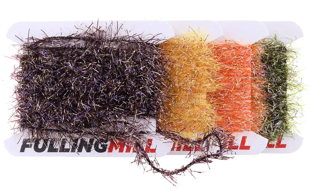 Fulling Mill Streamer Straggle Chenille Metallic Gold 12mm-