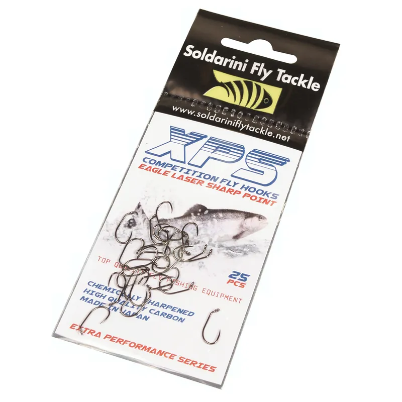 Soldarini XPS Competiton Fly Hooks C129 45° Jig Fliegenhaken- 14