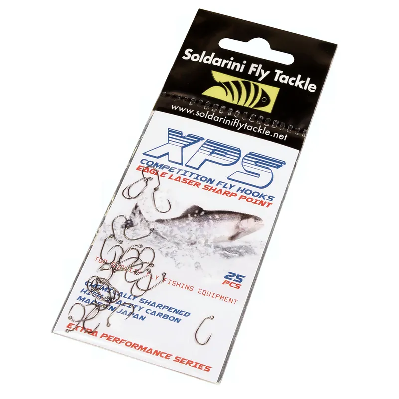 Soldarini XPS Competiton Fly Hooks C128 Jig Wide Fliegenhaken- 10