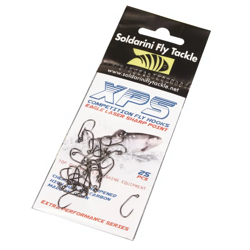 Soldarini XPS Competiton Fly Hooks C127 Jig Fliegenhaken- 10