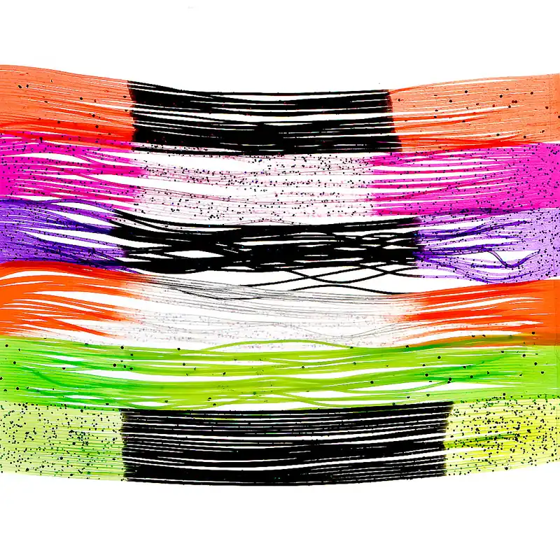 Hareline Crazy Legs Tipped Rubber Legs-
