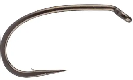Mustad Heritage C84B Curved Back Shrimp Haken- 2/0