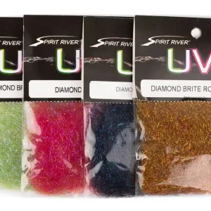 Hareline Spirit River UV-2 Diamond Brite Dubbing-