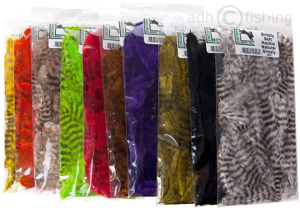 Hareline Grizzly Soft Hackle-