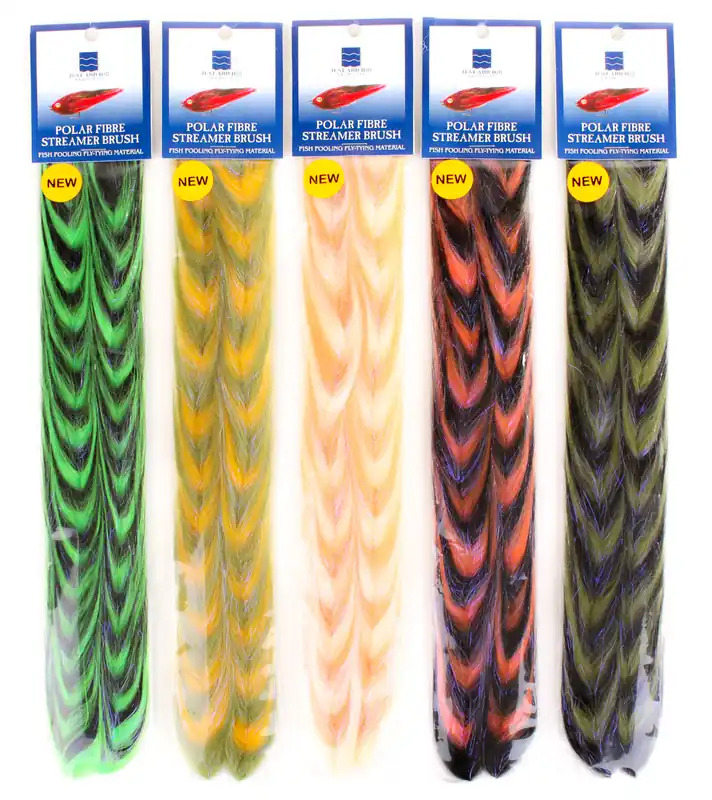 Fishient H2O Polar Fibre Streamer Brush 3" grizzly-