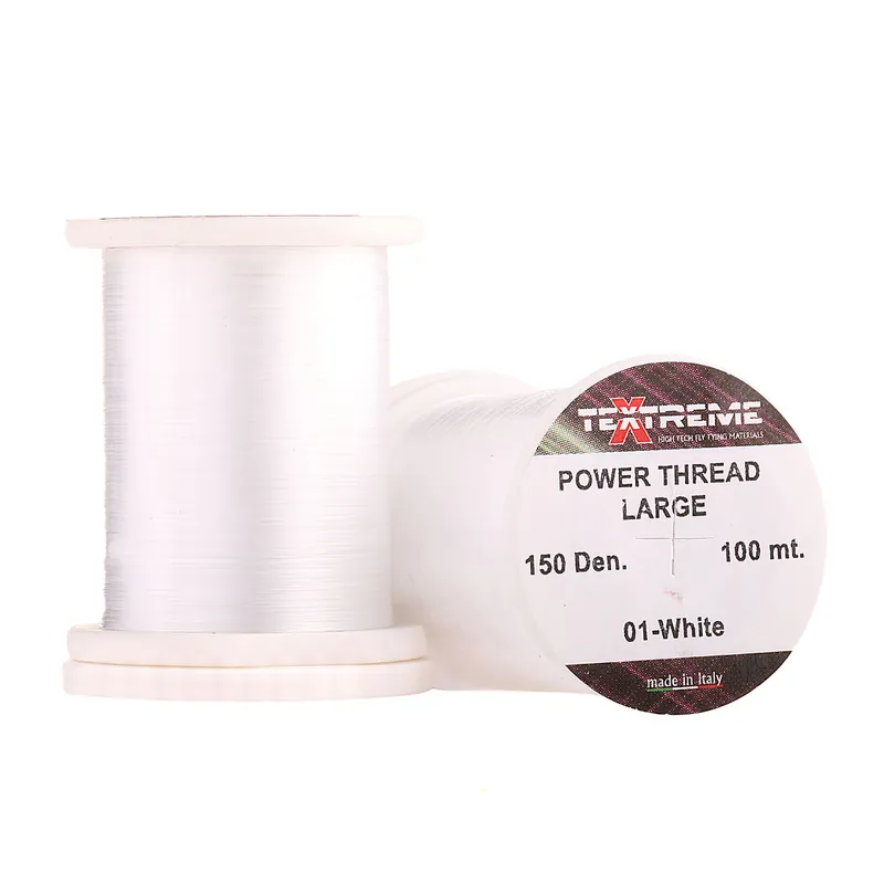 Textreme Power Thread Bindegarn white- extreme thin