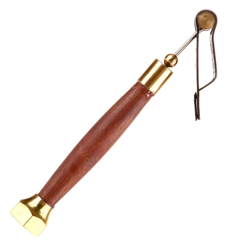 Soft Tip Rotary Hackle Plier Wooden Handle Hechelklemme-