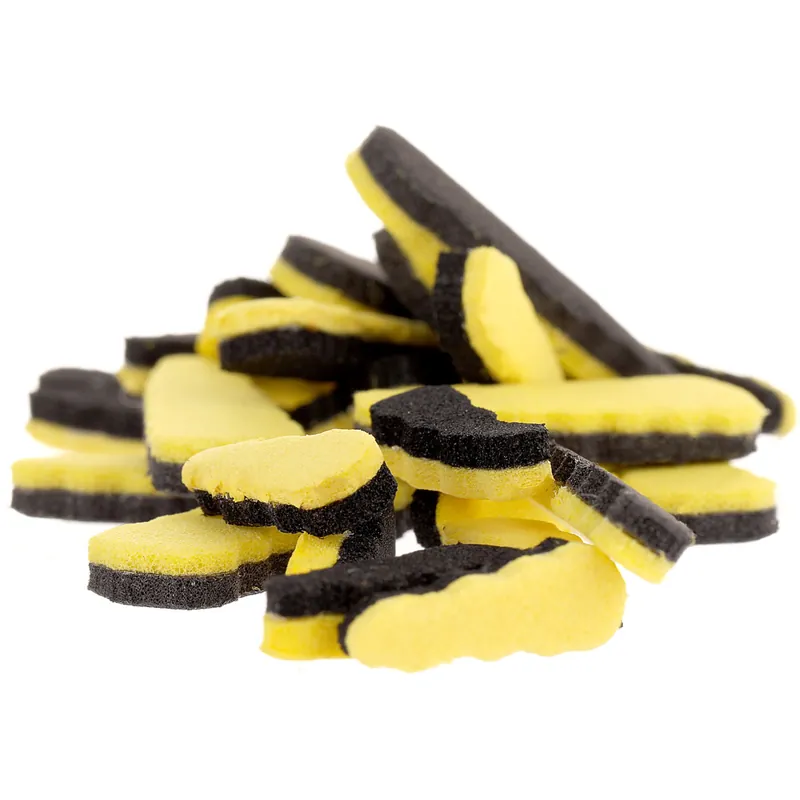 Chernobyl Ant & Hopper Foam Bodies 10 pc. Körper yellow-black-                                                                                                                                                                                                                        15 mm