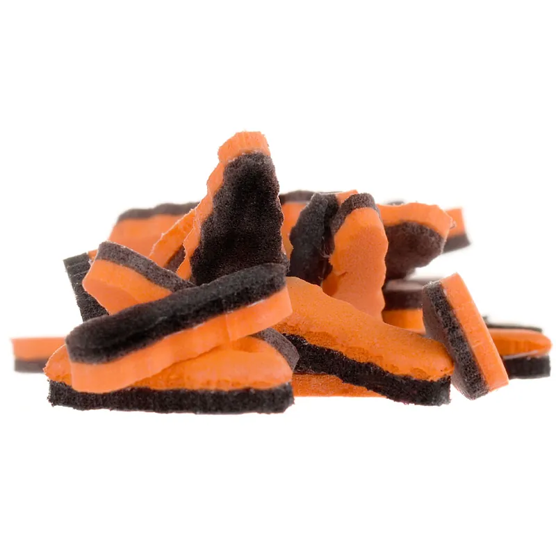 Chernobyl Ant & Hopper Foam Bodies 10 pc. Körper orange-black-                                                                                                                                                                                                                        15 mm