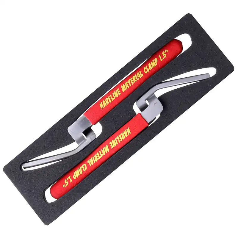 Hareline Medium 1.5 Inch Material Clamp Set Materialklemme-