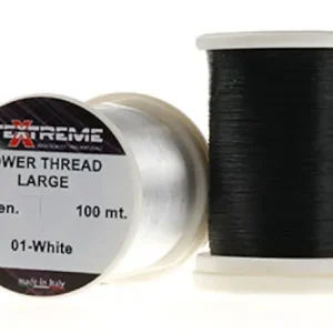 Textreme Power Thread Bindegarn black- extreme thin
