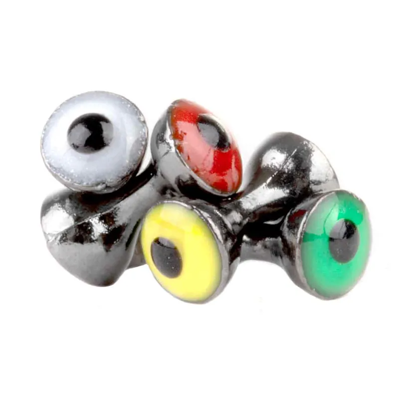 adh-fishing Tungsten Dumbbell Eyes Augen Black Nickel-