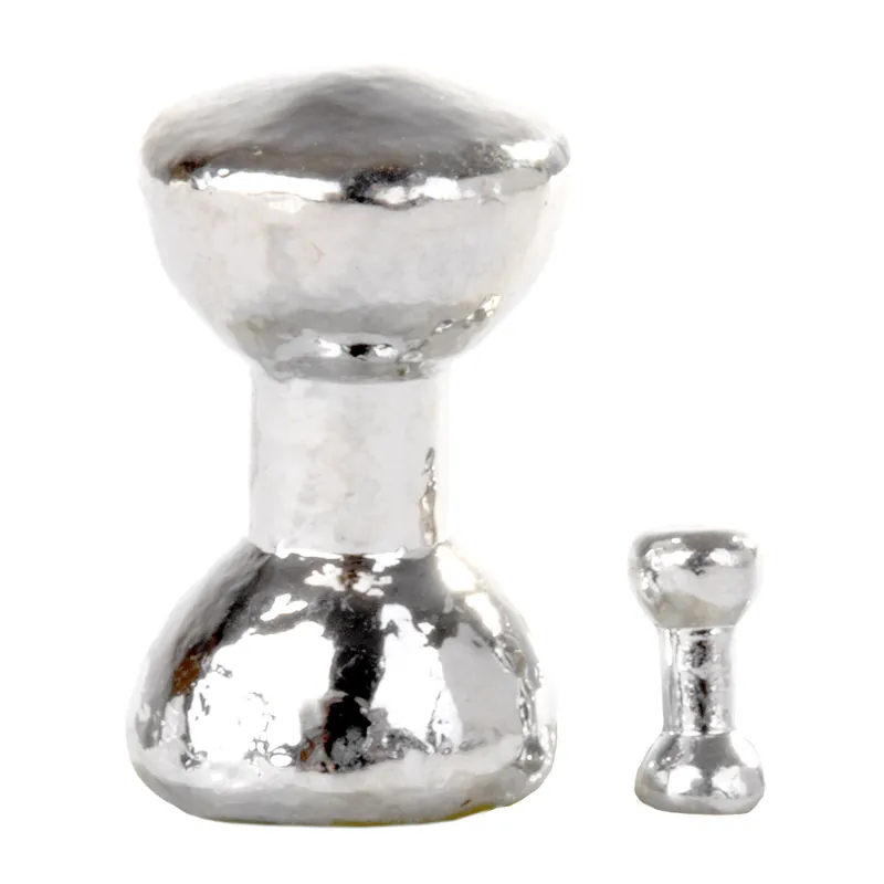 Hareline Nickel Plated Lead Dumbbell Eyes Augen-