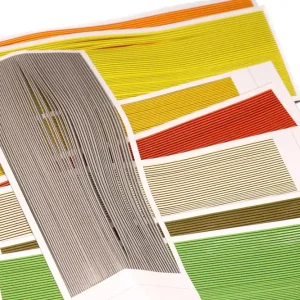 Hareline Synthetic Quill Body Wrap Streifen-