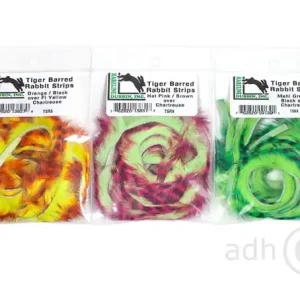 Hareline Tiger Barred Rabbit Strips-