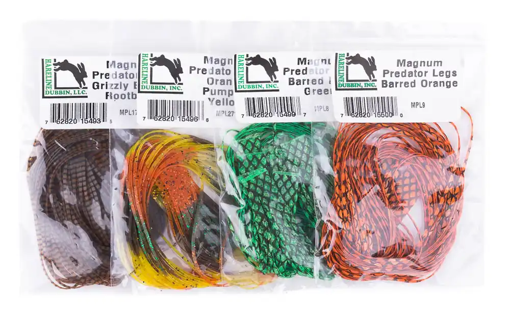 Hareline Magnum Predator Legs Rubber Legs-