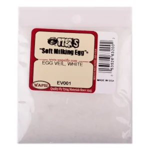 Wapsi Otters Soft Milking Egg Veil White für Egg-Flies-