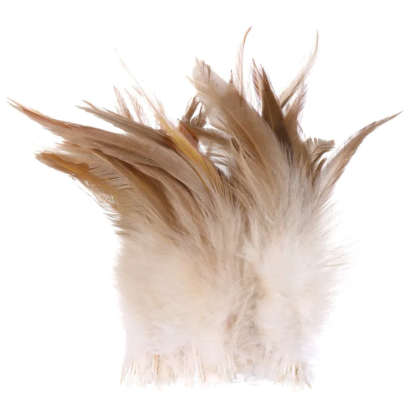 Wapsi Strung Rooster Saddles Long Natural Colors-