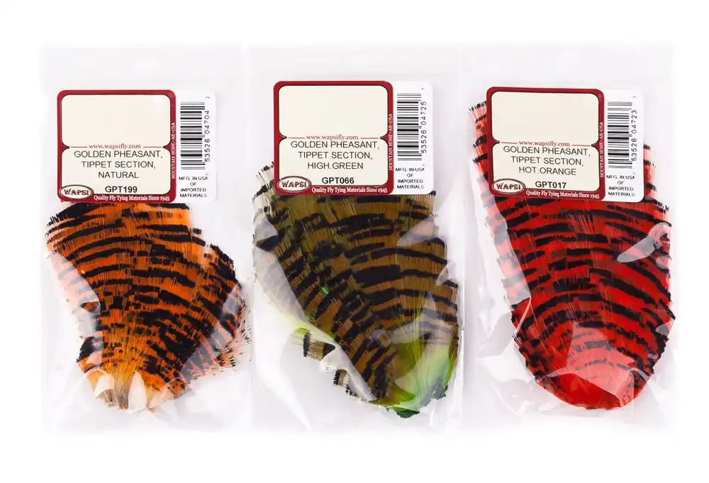 Wapsi Goldfasan Golden Pheasant Tippet Section-