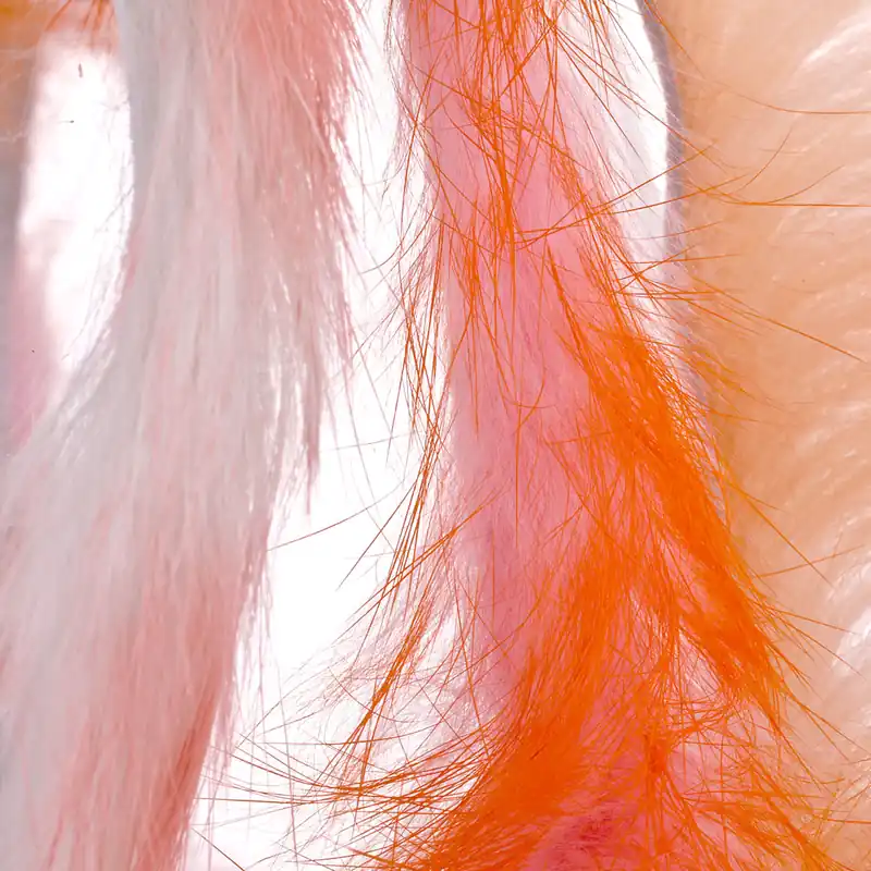 Hareline Rabbit flesh strips two tone-