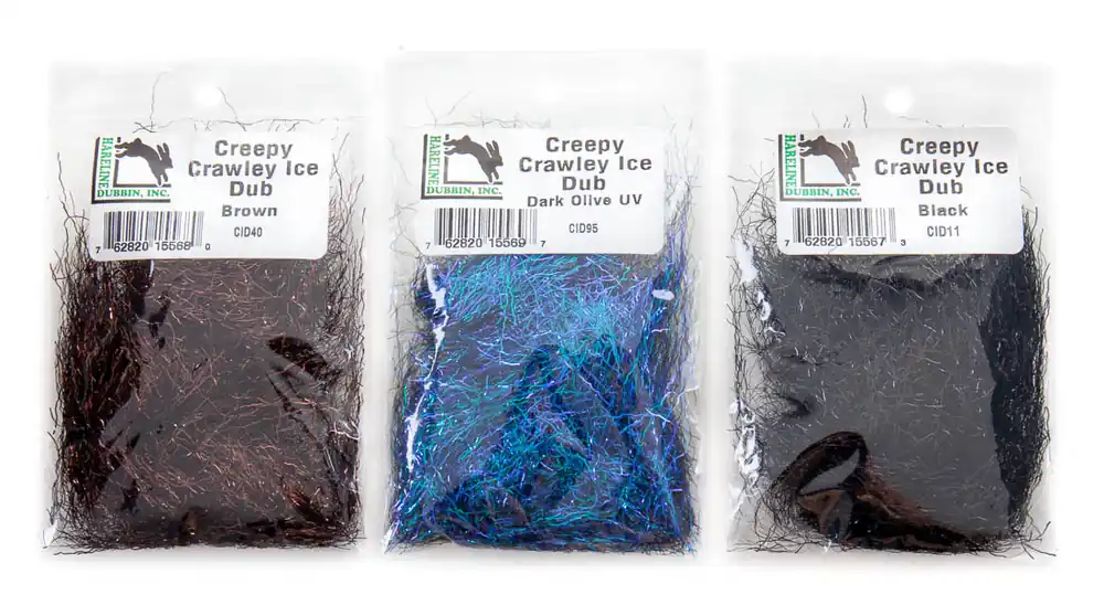 Hareline Creepy Crawley Ice Dub Dubbing-