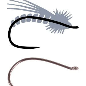 Tunca Fliegenhaken TE100 Caddis Pupae-