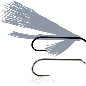 Tunca Fliegenhaken TE60 Streamer ohne Widerhaken-