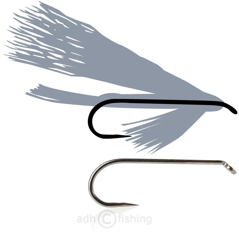 Tunca Fliegenhaken TE60 Streamer ohne Widerhaken-