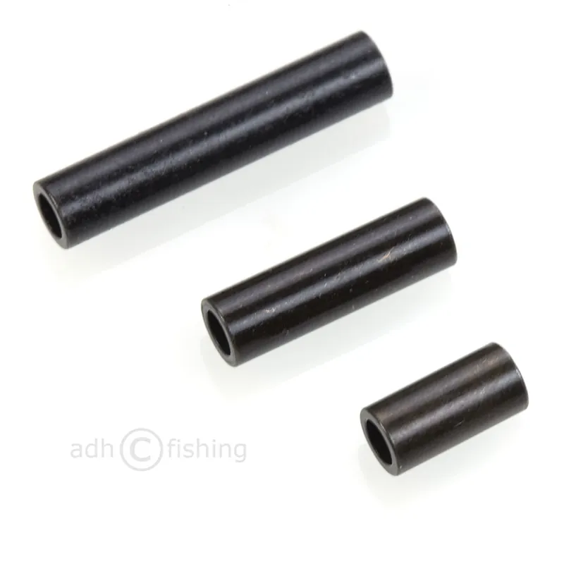 adh-fishing US Messing Tubengewichte Zylinder Schwarz-