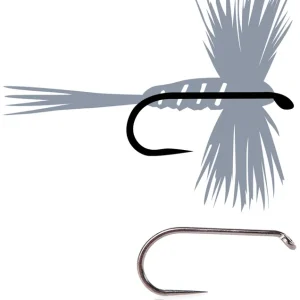 Tunca Expert Fliegenhaken TE10 Dry Fly ohne Widerhaken-