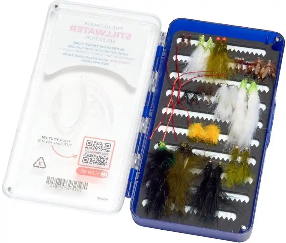 Fulling Mill Ultimate Stillwater Fliegenset mit Fliegenbox-