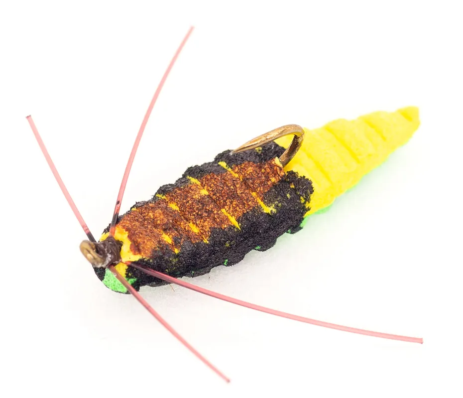 Guideline Trockenfliege Waffle Ismo Yellow- 12
