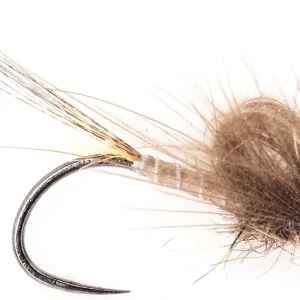 Guideline Trockenfliege Bubble Emerger Light Brown Barbless- 14