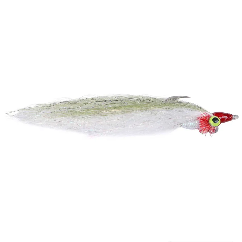 Fishient H2O Salzwasserfliege - Steve Farrah Deep Minnow olive white-