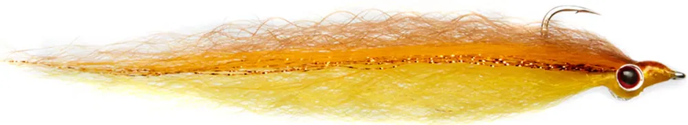 Fulling Mill Salzwasserfliege Slinky Clouser Baby Pollock-                                                                                                                                                                                                                        2