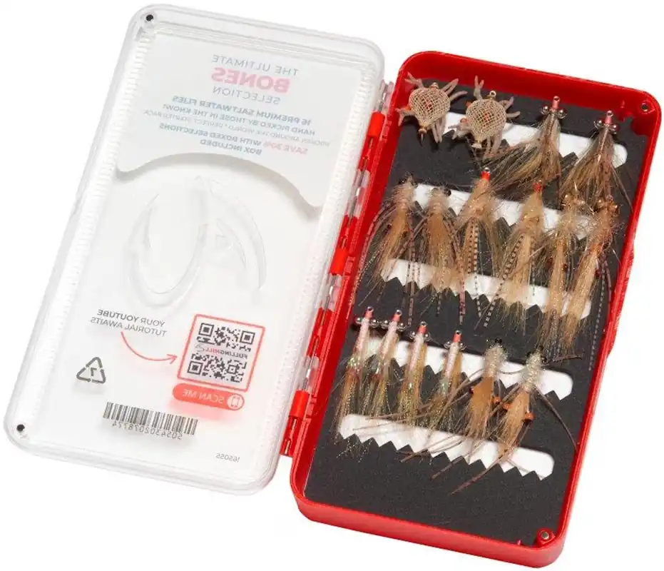 Fulling Mill Ultimate Bones Fliegenset mit Fliegenbox-