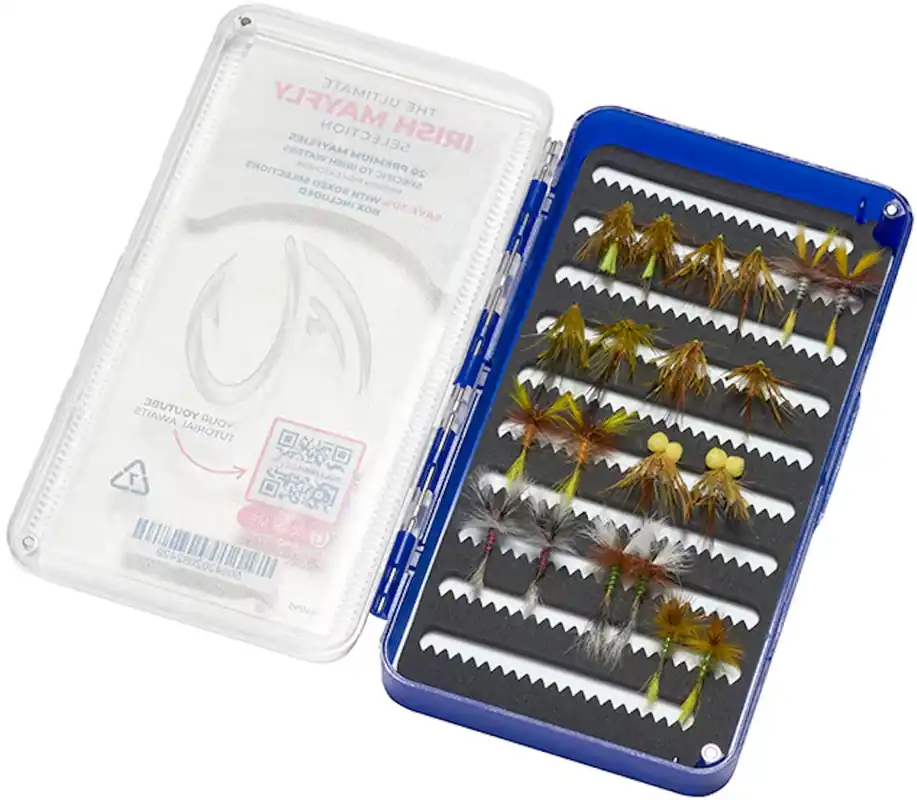 Fulling Mill Ultimate Irish Mayfly Fliegenset mit Fliegenbox-