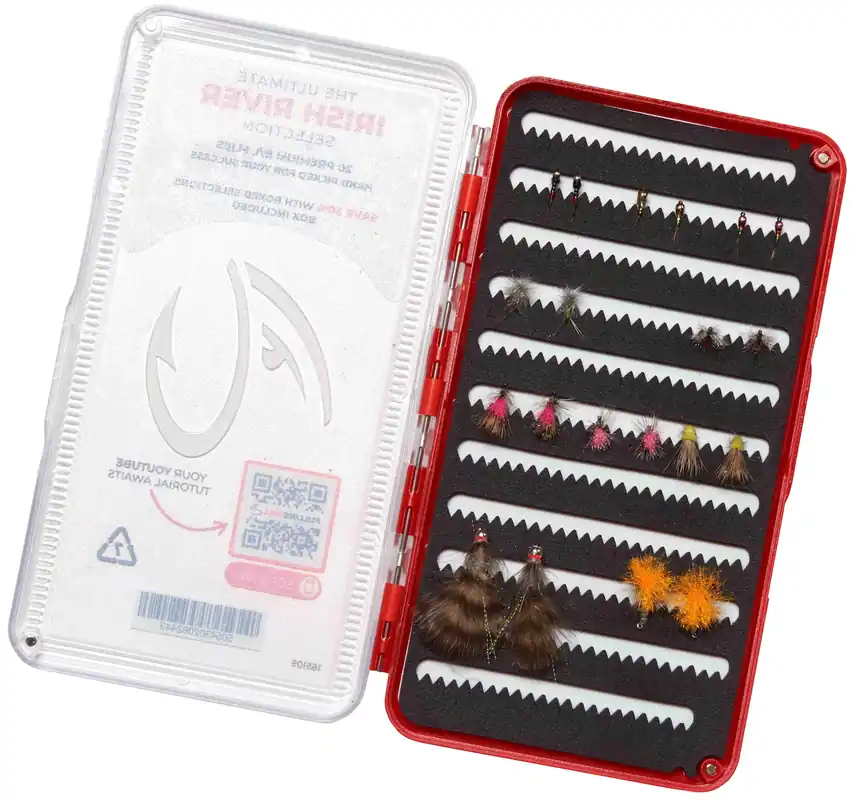 Fulling Mill Ultimate Irish River Fliegenset mit Fliegenbox-