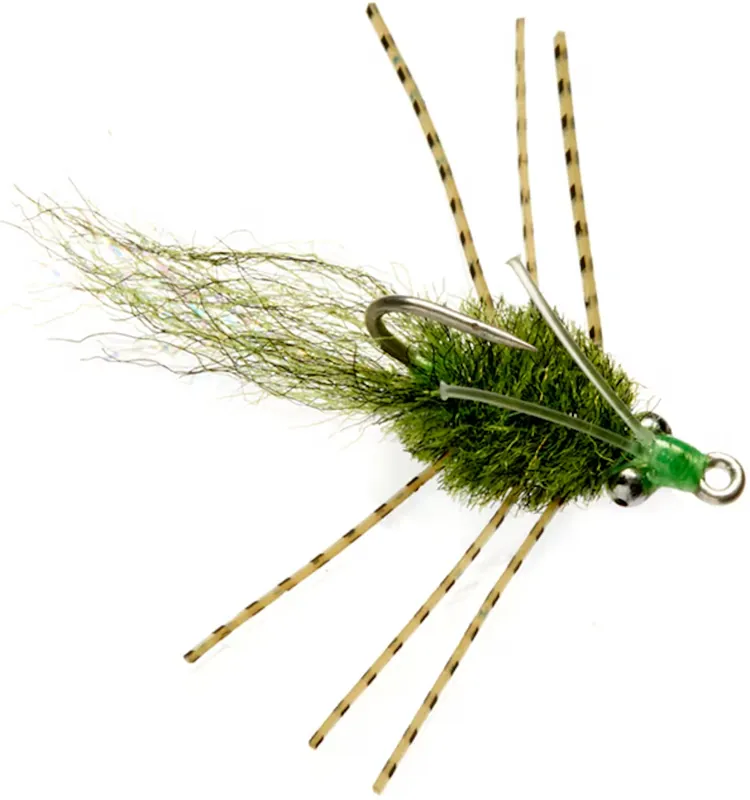 Fulling Mill Beadchain Crab Olive Weedguard- 6